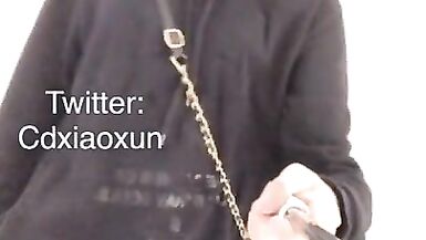 【HD】Hot Crossdresser Public Flashing & Masturbation - 2 image