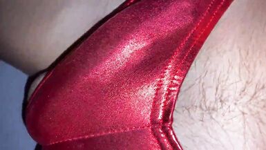 Large Booty Recent leather bikini ( spunk flow)