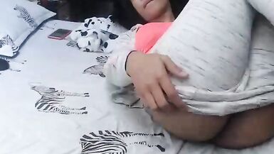 Butt-Gap lewd T-gal wan-k - 4 image