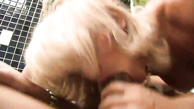 Sexy blond sheboy acquires her hard tool sucked by hawt stud - 7 image