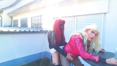 no.285 Suleika Latex hard stripped fuck & butt drilled full of cum - 6 image