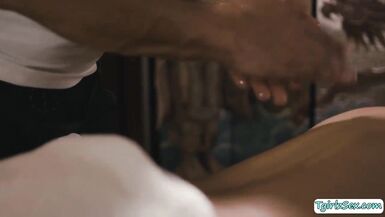 Breasty TS analed by her swarthy masseur - 2 image
