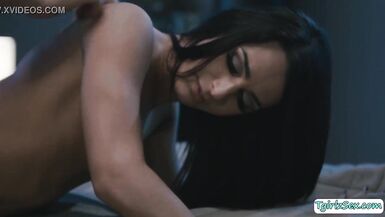 Dark Brown tbabe Khloe Kay gobbles a bbc - 10 image