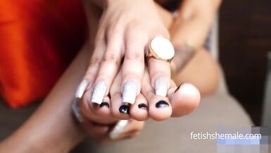 Palatable Lady-Boy Feet Compilation - 12 image