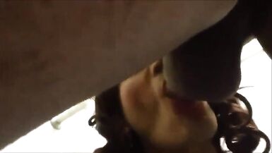 Lady-Boy in public water closet - 8 image