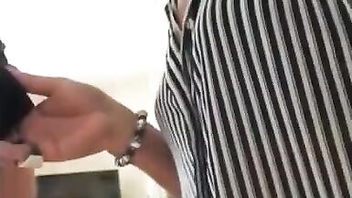 Candice sucks and receives group-fucked in yellow petticoat - 2 image