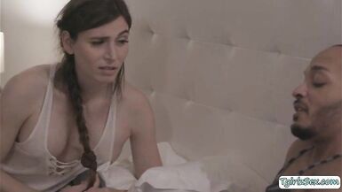 Breasty TS stepsis analed by ebon stepbro - 2 image