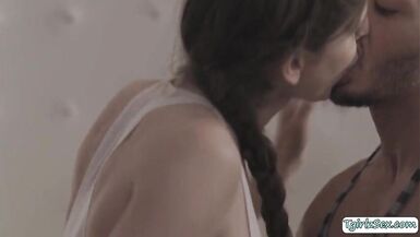 Breasty TS stepsis analed by ebon stepbro - 4 image