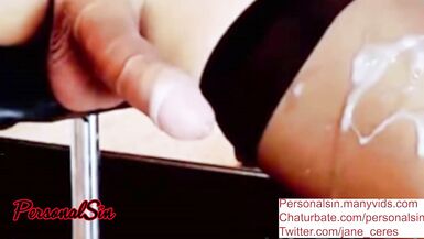 Shelady jerking closeup and cum hard - 14 image