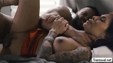 TS Foxxy lastly receives anal by stepsis bf - 15 image