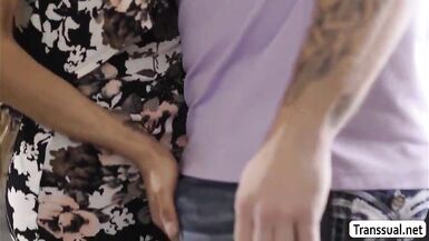 TS Jessy Dubai acquires fuck in doggy style - 4 image