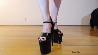 8 Inch High Heel and Foot Tease - 10 image