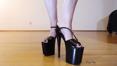8 Inch High Heel and Foot Tease - 12 image