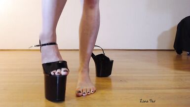 8 Inch High Heel and Foot Tease - 15 image