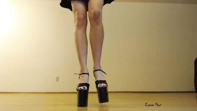 8 Inch High Heel and Foot Tease - 2 image