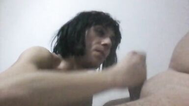 valuable jizz flow in face hole - 4 image