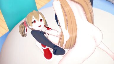 [sword Anime Online] Shemale Hentai Asuna x Silica(cg Tentacle)