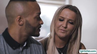 Ts Kayleigh enjoys engulfing afro ramrod