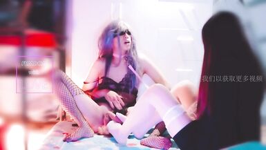 Femdom-Goddess Dominating & Pegging Sissy Bondman with Love - Chinese Femdom - 7 image