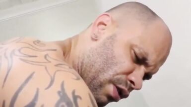 Ladyboy Step Brother Pumped by Sexy Transsexual Bareback in his Room - 14 image