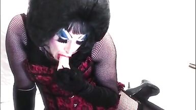 Enormous Makeup SlutDebra Pleasure with Arse Plugs - 12 image