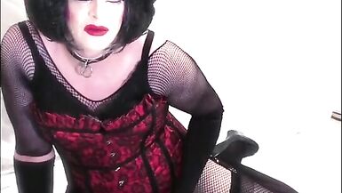 Enormous Makeup SlutDebra Pleasure with Arse Plugs - 2 image