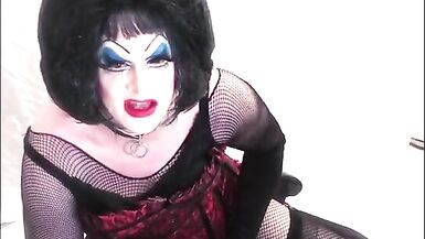 Enormous Makeup SlutDebra Pleasure with Arse Plugs - 9 image