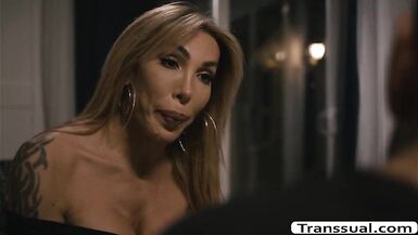 Hawt TS Eva acquires anal by Stepsons bigcock