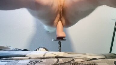 FTM Creams and Quivers on Sex Tool Machine - 1 image