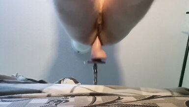 FTM Creams and Quivers on Sex Tool Machine - 8 image