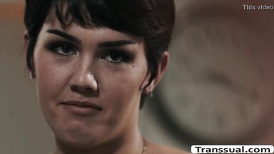 TS Stepdaughter Daisy bonks stepdad