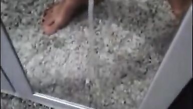 Slim trap with miniature scoops but a big weenie jack off and pumped - 5 image