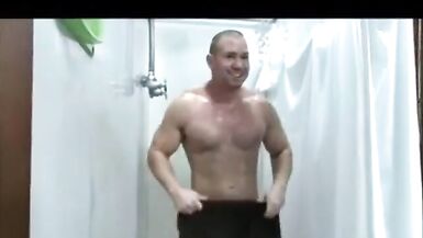 Lady-Boy Copulates a Dude in the Shower - 4 image