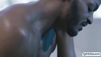 Lewd TS dominated by her ebon spouse - 13 image