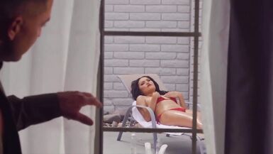 Cute (Sharnell Dupree) Seduces (Dominic Pacifico) With Her Hot Wazoo - Transangels - 1 image