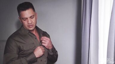 Miniature tit trans Sharnell Dupree sucks off neighbour and rides his large pecker - Transangels - 1 image