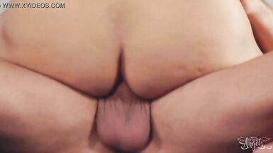 Miniature tit trans Sharnell Dupree sucks off neighbour and rides his large pecker - Transangels - 10 image