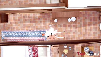 Yaoi CG - Three-Some, 2 Nekoboys Masturbate a Foxboy with their Booty and that guy Cums on their Buttock - 3 image