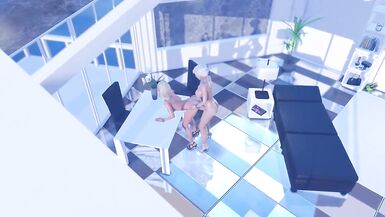 SHEMALE HENTAI CLARE X LORETTA CG ANIMATION - 13 image