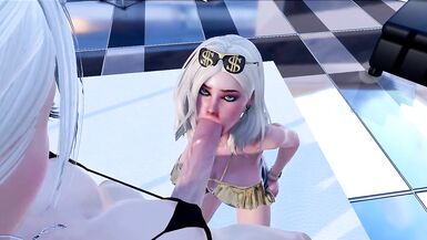 SHEMALE HENTAI CLARE X LORETTA CG ANIMATION - 6 image