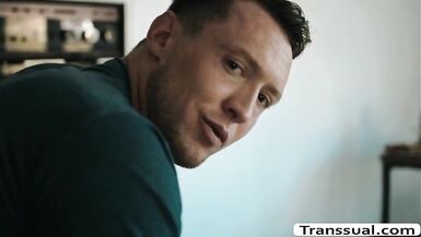 Stepdad bangs her Stepdaughter TS Daisys arse - 2 image