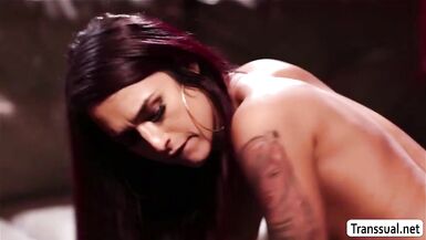 TS Khloe Kay lastly acquires anal by men - 13 image