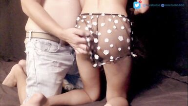 Solo Lady-Boy Engulf Shemale Oral Pleasure Shemale Knob by Real Guy (neighbour)