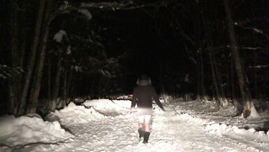 Real Dilettante Female Masker Wearing Concupiscent Outfit in Public - will this babe acquire Caught? - 11 image