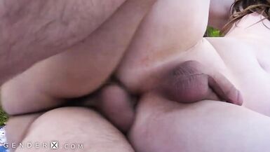 GenderX - Skylar Adams Stuffed In Public Park - 15 image