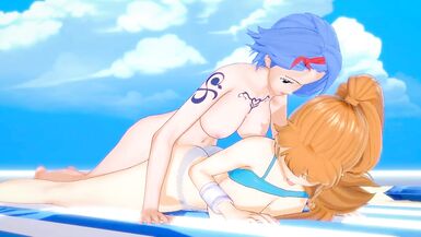 [one Piece] Shemale Hentai Nojiko x Nami (cg Anime) - 8 image