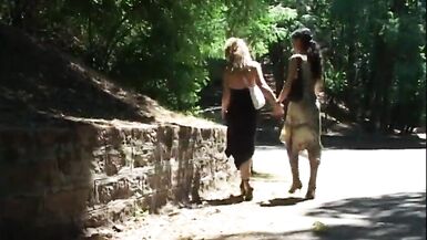 This naughty whore can't live without to takes shemale's 10-Pounder and her boyfriend's rod at the same time - 1 image