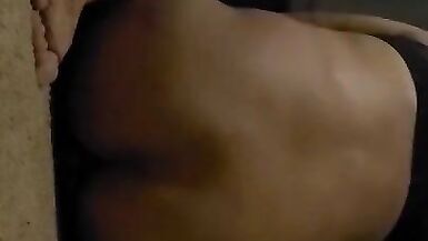 Shemale Takes Large Sex-Toy and Cums