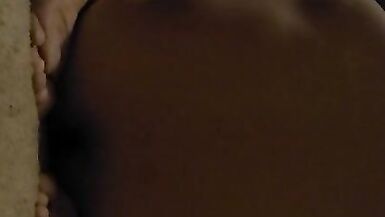 Shemale Takes Large Sex-Toy and Cums