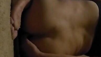 Shemale Takes Large Sex-Toy and Cums